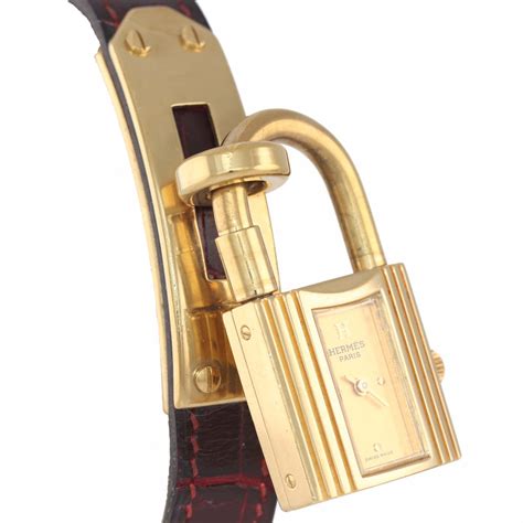 Hermes kelly padlock watch